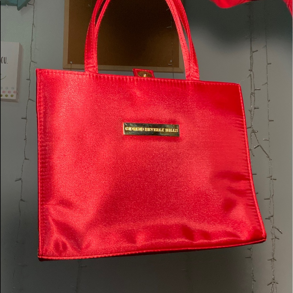 90’s Giorgio Beverly Hills red handbag